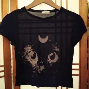 John Galt California Luna Cat Shirt